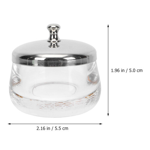 2Stk Maniküre Pen Reinigungsbecher Mit Deckel 1