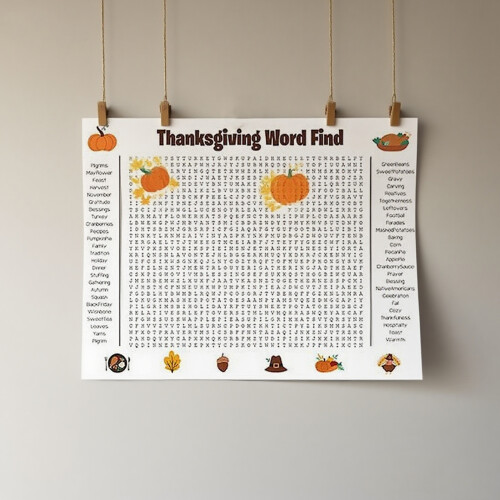 Riesiges Wortsuch-Poster – riesiges Wandspiel im Format 31,5 x-B 2