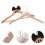 2Stk Bride Hanger: Holz Kleiderbügel Set Mit Fliege 11