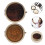 2St Vintage Makeup Spiegel Opvouwbaar Bruin 5