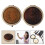2St Vintage Makeup Spiegel Opvouwbaar Bruin 3