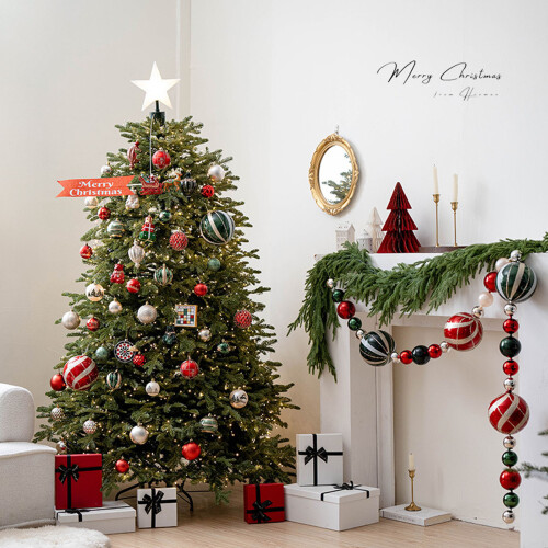 (1 string) Christmas Ball String Hearth Decoration – Colorful 1