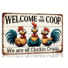 Farmhouses Animal Metal Wall Art Iron Painting Decors-SCZ623