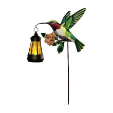 Outdoor Solar Light for Garden Decors Hummingbirds Lanterns-B