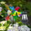 Hummingbirds Lanterns Solar Light Outdoor Decorations Solar-A 6