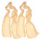 2St Langwerpige Polyester Tafellopers Boho Stijl Decoratie 9