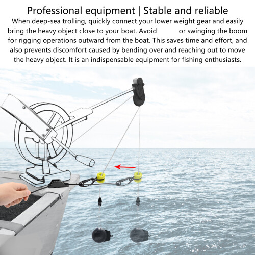 Professional Downrigger Weight Retrievers with Snap Fairlead 1