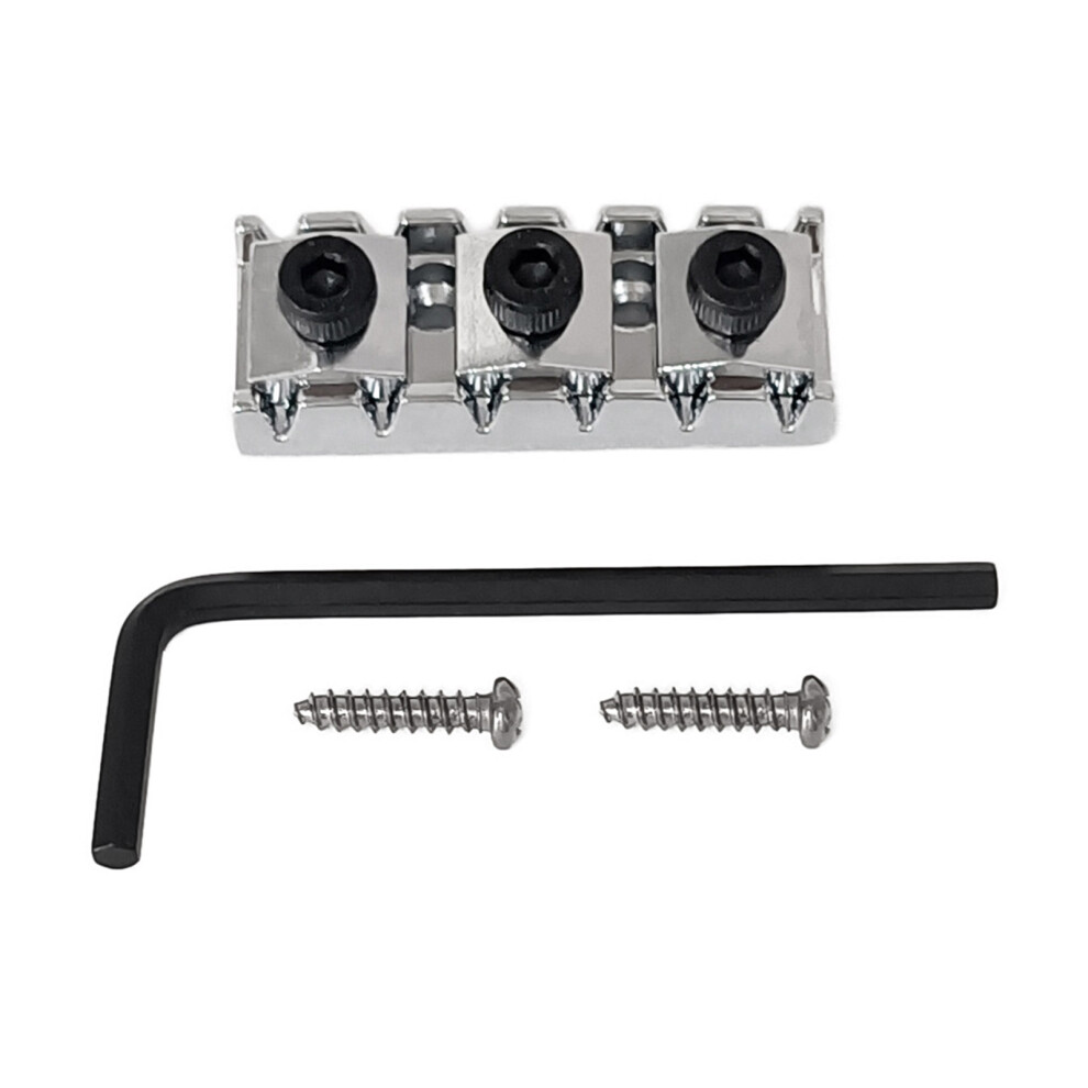 Zincs Alloy Tremolo Clamp Lock 42Mm 43Mm-Silver 43X16.7x8.4mm 7751000290542
