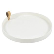 1St Pu Griff Tablett Für Kosmetik Und Kleinigkeiten