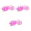 3Stk 7-Tage Pillendose Organizer Für (Pink) 7