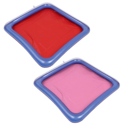 2Stk Bbq Ice Lebensmittel Tabletts Mit Aufblasbarem Halter 1