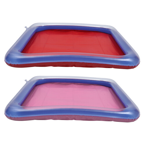 2Stk Bbq Ice Lebensmittel Tabletts Mit Aufblasbarem Halter 2