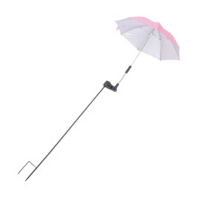Pink Garden Sunshade Umbrella Waterproof Lightweight for Plants