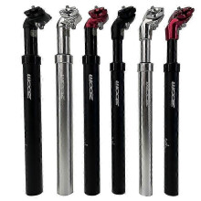 (31.6MM, Black) Suspension Seatpost With Shock Absorber Zoom Aluminum Alloy Mtb Damping Seat Tube Cycling Bicycle Parts Outdoor