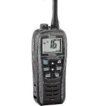 Ic-m25 Boat Marine Metallic Gray Lightweight Floating Handheld Vhf Radio Bnw