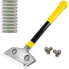Hob Scraper with 10 Metal Blades, Heavy Duty Scraper, Universal Scrape,60cm (with Screws) -New SZJR