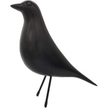Mid-Century Home Decor House Bird - Office Decor Desk Dove Ornament Arts Gift (Black) -CN