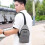 (Blue) Fashion Sling Backpack Crossbody Chest Bag with Adjustable Strap 3