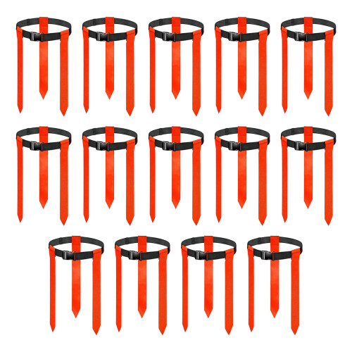 Équipement de jeu de drapeau de taille de sangle de-Rouge