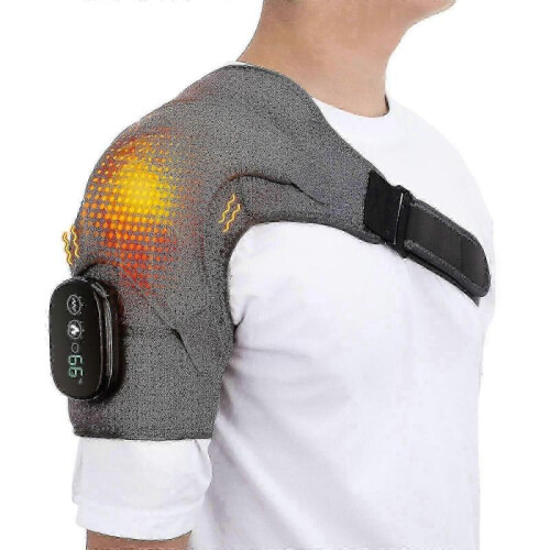 Heated Shoulder Wrap with Massage, Electric Shoulder Heating Pad Massager -CH-NEW