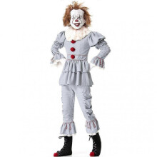 (M) Horror Clown Costumes for Women Halloween Cosplay Carnival Party Fancy Dress Outfits