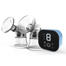 Double Electric Breast Pump, Rechargeable Portable Breast Pump with 9 Levels Adjustment -CHAN