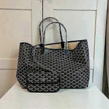 (Black, L) 2025 New Bag Large Capacity Tote Bag Mother Bag Handbag Gifts Women -CAN