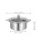 Geteilter Hot Pot 16 Cm -Geschmack Brühen-Topf 2