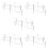 5 Sets Kuchenständer Transparent Cupcake Dessert Display Halter 10