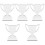 5Pcs Troféu Para Transferência Térmica Pé 5