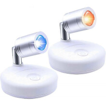 Remote Control Rgb Led Wireless Spotlight, Battery-Operated Puck Light for Cabinet, Picture Frame And Christmas Decor, Mini Accent Lighting Kit_cp -CN