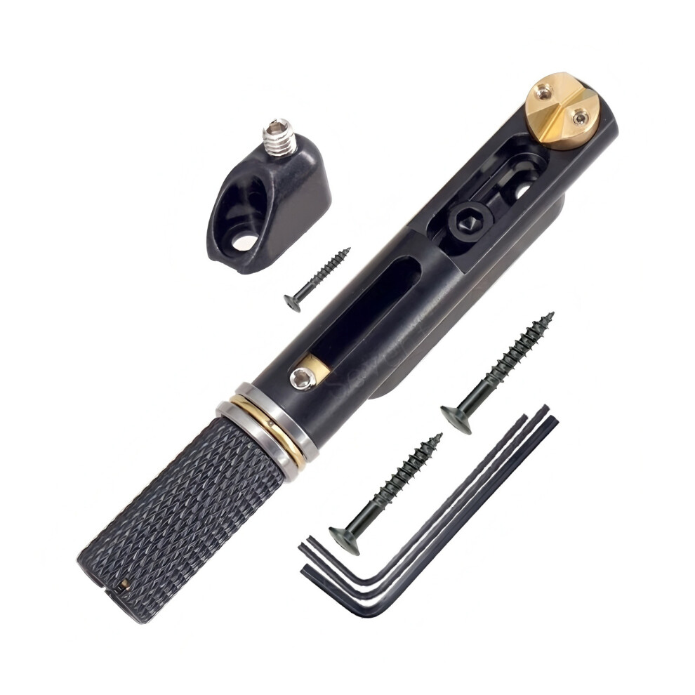 Headless Guitar Bridge Replacement Hardware Durability-Black 7751000291501