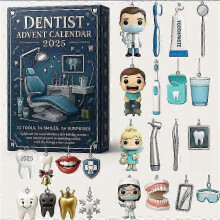 (Dentist) 2025 Christmas Advent Calendar Full-Style Acrylic Decoration