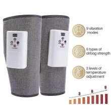 Smart Leg Massager Air Compression Vibration Foot Airbag Pressure Massage Hot Compress Leg Pain Relief Muscle Relaxation -New SZJR