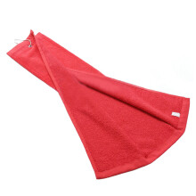 Water-Absorption Cloth Golfs Club Head Wipe Cloth Cleaner-Red