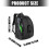 Pickle Ball Backpack Bag with Protective Compartments-Black 3