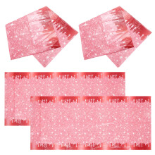 4Pcs Pe Rectangular Tablecloth Shining Party Table Cover for Birthday