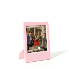 Miniatuur fotolijst 5 inch hars fotohouder verticale-Roze type A