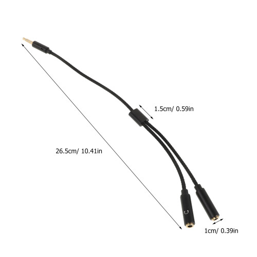 Headphone Mikrofon Splitter Xlr Kabel Adapter 3,5 Mm 1