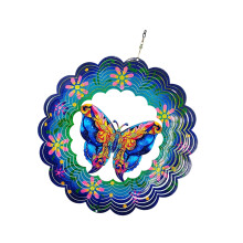 Rotierende Äolische Glocken aus Metall, Ornament,-Schmetterling