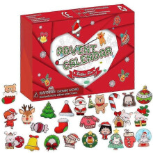 (Brooch) 2025 Advent calendar Countdown to Christmas with animals - Blind Box Gift Box