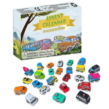 (Construction vehicle) 2025 Advent calendar Countdown to Christmas with animals - Blind Box Gift Box
