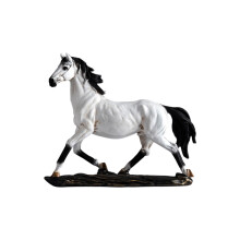 Resin Horse Statue Sculptures Decorative Animal- horse white