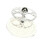 Modern Ceramic Toothbrush Holder Waterproof Bathroom-White 1