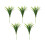 2PCS Realistic Faux Orchids Plant Bendable Stems-Green 5 1