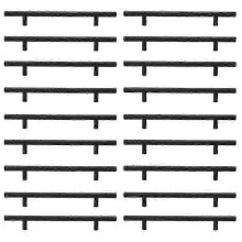 25pcs Stainless Steel Cabinet Handles Furniture Drawer Pulls Cupboard Door Knobs for Kitchen Home (10x96x150) -AQ