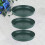 3Pcs Tabuleiro Móvel Para Redondo Base Cortiça Coletor 3