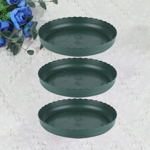 3Pcs Tabuleiro Móvel Para Redondo Base Cortiça Coletor 2
