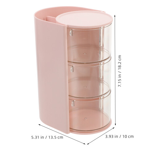 Organisateur De Table Rose Pour Rotatif 1