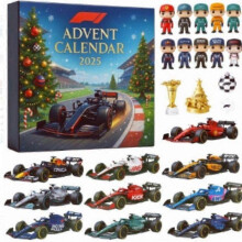 2025 Christmas Advent Calendar - Christmas Gift for Kids 24 Days Countdown Calendar Anime Blind Box Acrylic Ornaments, Reusable Christmas Tree Decor P